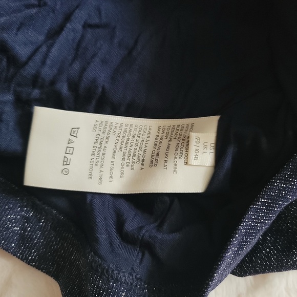 Free People | Navy Blue Glitter dress | Size L | NWOT - Picture 3 of 5